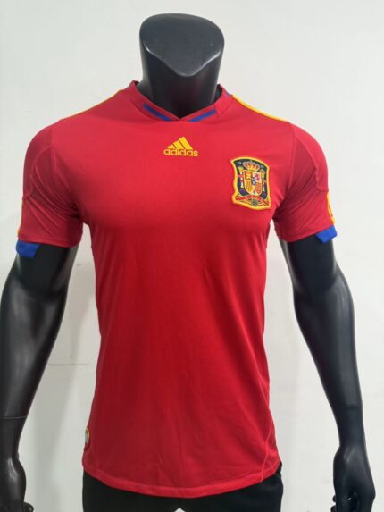 2010 Spain Home Soccer Jersey